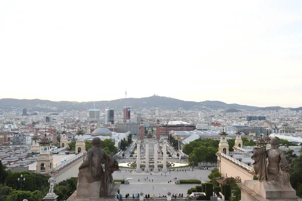 Vista Ciudad Por Mañana Paisaje Urbano — Foto de Stock