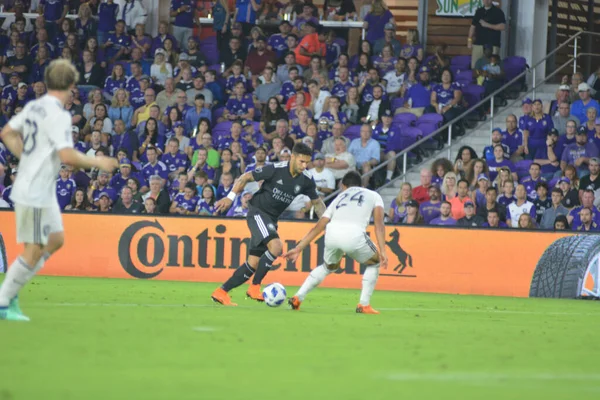 Orlando City Organizuje Trzęsienia Ziemi San Jose Stadionie Exploria Kwietnia — Zdjęcie stockowe