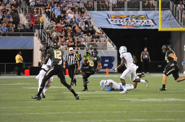 Észak Karolina Szembesül Baylor Russell Athletic Bowl Camping World Stadium — Stock Fotó