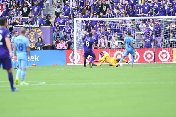 Orlando City Accueille New York City Orlando City Stadium Orlando — Photo