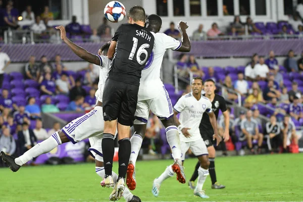 Orlando City Acoge Sporting Kansas Estadio Exploria Miércoles Agosto 2019 — Foto de Stock