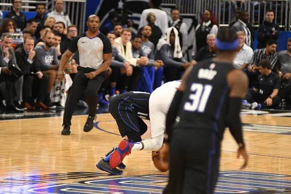 Orlando Magic Acogió Los Philadelphia 76Ers Amway Center Orlando Florida — Foto de Stock