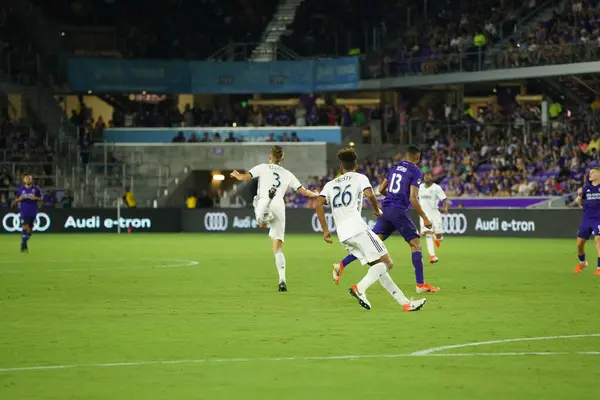 Orlando City Hostí Philadelphia Union Stadionu Exploria Orlandu Floridě Středu — Stock fotografie