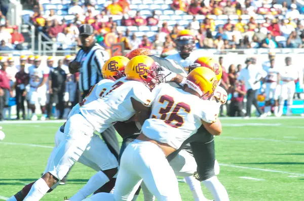 Florida Rattlers Enfrentar Bethune Cookman Wildcats Durante Clássicos Flórida Estádio — Fotografia de Stock