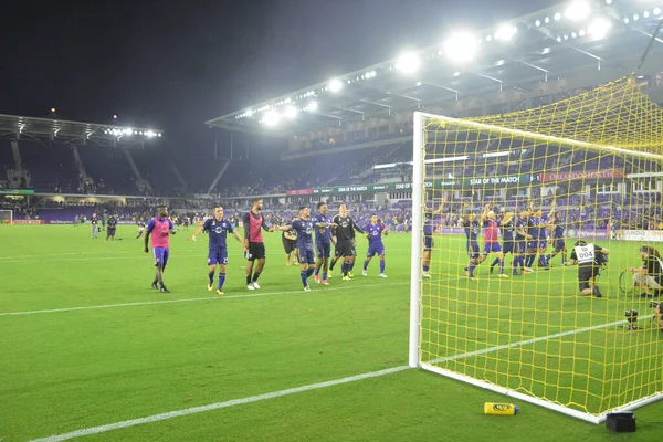 Orlando City Organizuje Rewolucję Nowej Anglii Orlando City Stadium Orlando — Zdjęcie stockowe