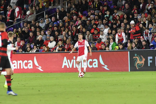 Ajax Flemengo Στο Orlando City Stadium Την Πέμπτη Ιανουαρίου 2019 — Φωτογραφία Αρχείου