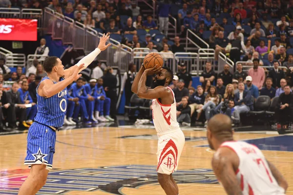 Orlando Magic Φιλοξενεί Τους Houston Rockets Στο Amway Arena Την — Φωτογραφία Αρχείου