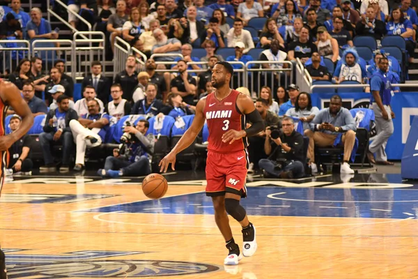 Orlando Magic Hostí Miami Heat Amway Center Orlandu Floridě Října — Stock fotografie