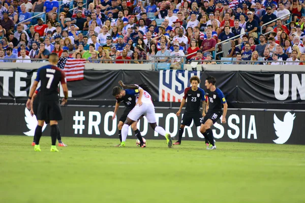 Usa Soccer Team Gastheer Trinidad Tobago Everbank Field Jacksonville Florida — Stockfoto