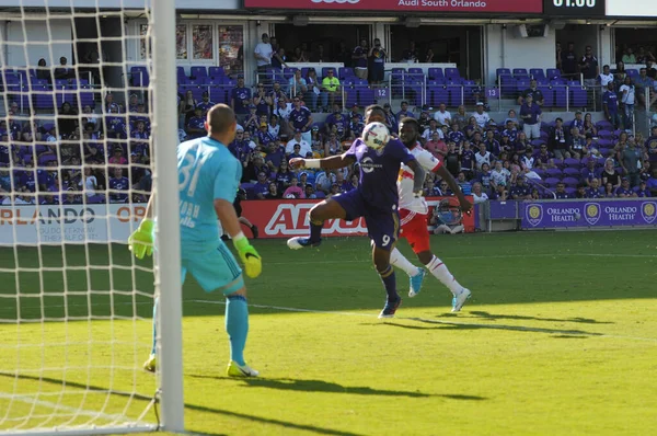 Orlando City Hospeda New York Red Bulls Citrus Bowl Abril — Fotografia de Stock