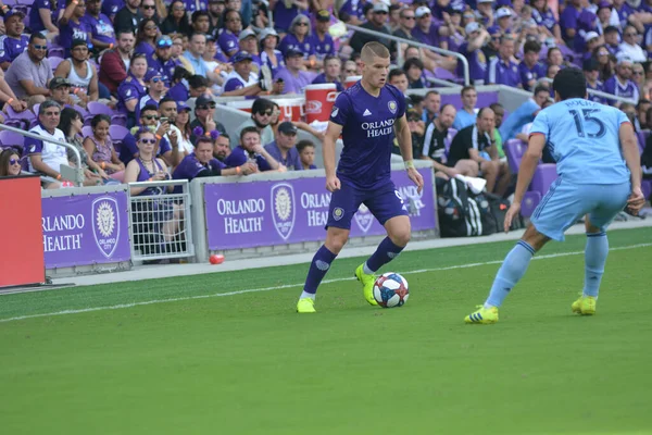 Orlando City Host New York City Orlando City Stadium Orlando — Stock fotografie