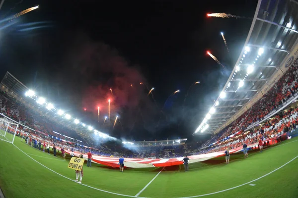 在奥兰多市体育场举行的世界杯资格赛 2017年10月6日美国对巴拿马的比赛在佛罗里达州奥兰多举行 — 图库照片