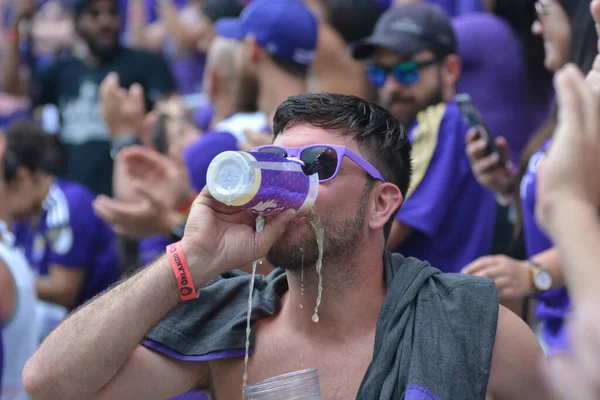 Orlando City 8 Nisan 2018 'de Orlando Florida' daki Exploria Stadyumu 'nda Portland Timbers' a ev sahipliği yaptı..