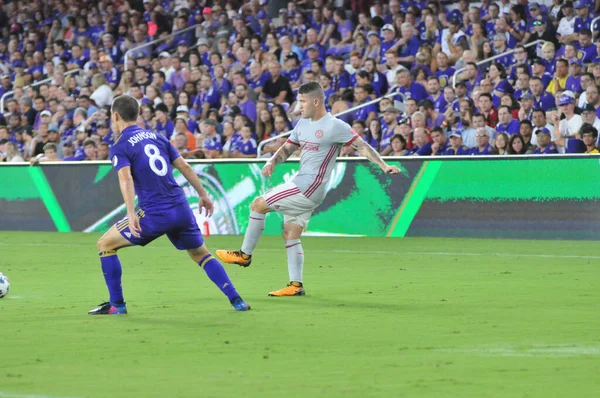 Orlando City Hostit Atlanta United Orlando City Stadium Orlandu Července — Stock fotografie