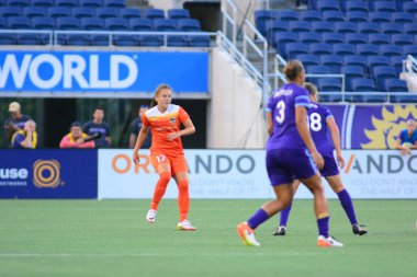 Orlando Pride sunucusu Houston Dash 23 Haziran 2016 'da Orlando Florida' daki Dünya Kampı Stadyumu 'nda..