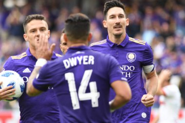 Orlando City, 31 Mart 2018 'de Orlando Florida' daki Exploria Stadyumu 'nda New York Red Bulls' a ev sahipliği yaptı..
