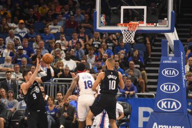 Orlando Magic, Philadelphia 76ers 'ı 25 Mart 2019' da Orlando Florida 'daki Amway Arena' da ağırlıyor.. 