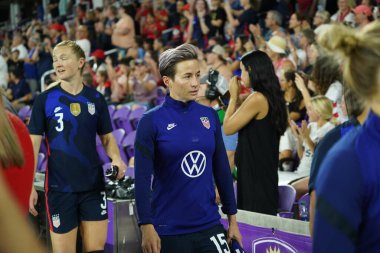 5 Mart 2020 'de Orlando Florida' daki Exploria Stadyumu 'nda düzenlenen 2020 SheBelieves Kupası' nda ABD - İngiltere Karşılaşması 