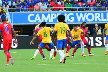 Brezilya, 8 Haziran 2016 tarihinde Orlando Florida 'daki Copa America Centenario' da Haiti ile karşılaştı.. 