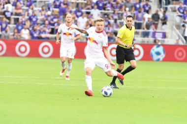 Orlando City, 31 Mart 2018 'de Orlando Florida' daki Exploria Stadyumu 'nda New York Red Bulls' a ev sahipliği yaptı..  