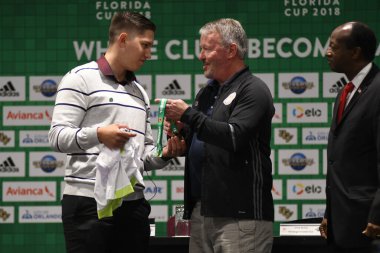 Basın Konferansı futbolcularının görüntüsü