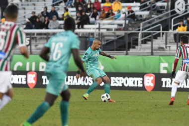 Fluminense, Florida Kupası 'nda 15 Ocak 2018' de Orlando Florida 'da oynanan Spektrum Stadyumu' nda Barcelona SC 'ye karşı..