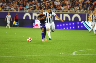 Orlando City SC 15 Temmuz 2015 'te Orlando Florida' daki Camp World Stadyumu 'nda West Bromwich Albion' a ev sahipliği yaptı. Fotoğraf: Marty Jean-Louis