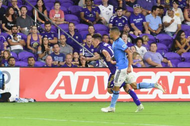 Orlando City 26 Temmuz 2018 'de Florida Exploria Stadyumu' nda NYC FC 'ye ev sahipliği yaptı. Fotoğraf: Marty Jean-Louis