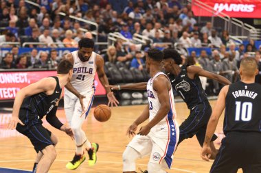 Orlando Magic, Philadelphia 76ers 'ı 25 Mart 2019' da Orlando Florida 'daki Amway Arena' da ağırlıyor.. 