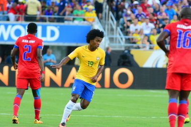 Brezilya, 8 Haziran 2016 tarihinde Orlando Florida 'daki Copa America Centenario' da Haiti ile karşılaştı..