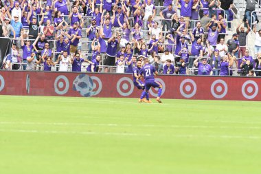 Orlando City, 31 Mart 2018 'de Orlando Florida' daki Exploria Stadyumu 'nda New York Red Bulls' a ev sahipliği yaptı..  