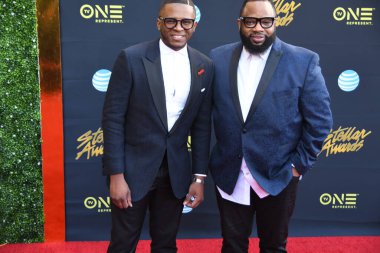 24 Mart 2018 Cumartesi günü Las Vegas 'taki Orleans Resort' ta düzenlenen 33. Yıldız Ödülleri Kırmızı Halı sırasında ünlüler.