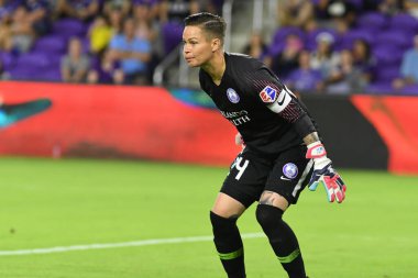 Orlando Pride, 23 Mayıs 2018 'de Orlando Florida' daki Exploria Stadyumu 'nda Kuzey Carolina Cesareti' ne ev sahipliği yapmaktadır..  