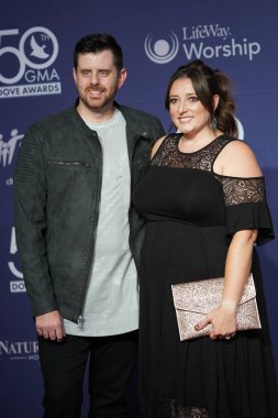 15 Ekim 2019 'da Nashville, Tennessee' deki Linbscome Üniversitesi 'nde verilen 50. GMA Dove Ödülleri sırasında kırmızı halı. 