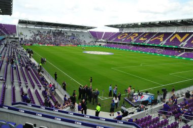 Orlando City, 5 Mart 2017 'de Orlando City Stadyumu' nda NYC FC 'ye ev sahipliği yaptı..  
