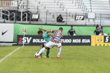 Fluminense, Florida Kupası 'nda 15 Ocak 2018' de Orlando Florida 'da oynanan Spektrum Stadyumu' nda Barcelona SC 'ye karşı..