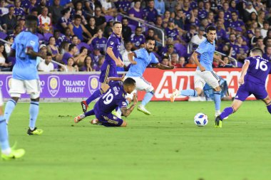 Orlando City 26 Temmuz 2018 'de Florida Exploria Stadyumu' nda NYC FC 'ye ev sahipliği yaptı. Fotoğraf: Marty Jean-Louis