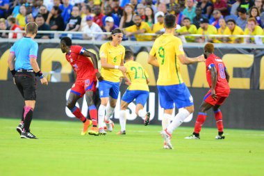 Brezilya, 8 Haziran 2016 tarihinde Orlando Florida 'daki Copa America Centenario' da Haiti ile karşılaştı..