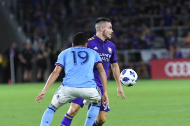 Orlando City 26 Temmuz 2018 'de Florida Exploria Stadyumu' nda NYC FC 'ye ev sahipliği yaptı. Fotoğraf: Marty Jean-Louis