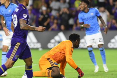 Orlando City 26 Temmuz 2018 'de Florida Exploria Stadyumu' nda NYC FC 'ye ev sahipliği yaptı. Fotoğraf: Marty Jean-Louis