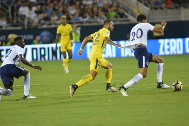 Paris Saint-Germain, Tottenham Hotspur 'a karşı 22 Temmuz 2017' de Orlando Florida 'daki Citrus Bowl' da.   