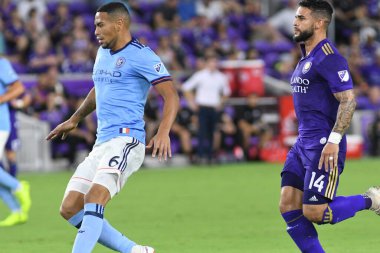 Orlando City 26 Temmuz 2018 'de Florida Exploria Stadyumu' nda NYC FC 'ye ev sahipliği yaptı. Fotoğraf: Marty Jean-Louis
