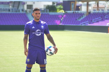 Orlando City SC, Dom Dwyer 'ı tanıtmak için bir basın toplantısı düzenledi..  