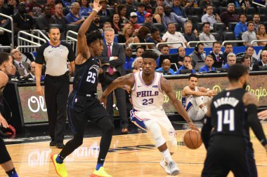 Orlando Magic, Philadelphia 76ers 'ı 14 Kasım 2018' de Orlando Florida 'daki Amway Center' da ağırlıyor..