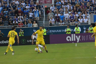 Paris Saint-Germain, Tottenham Hotspur 'a karşı 22 Temmuz 2017' de Orlando Florida 'daki Citrus Bowl' da. 