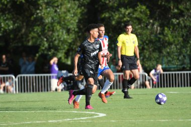 30 Temmuz 2019 'da Orlando Florida' daki Disney 'in Vahşi Spor Dünyası' nda düzenlenen MLS Allstar Haftası sırasında MLS Homegrown oyunu.