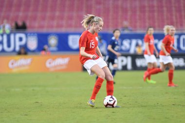 Japonya, İngiltere 'ye karşı Raymond James Stadyumu' nda 5 Mart 2019 'da Tampa Florida' da. 