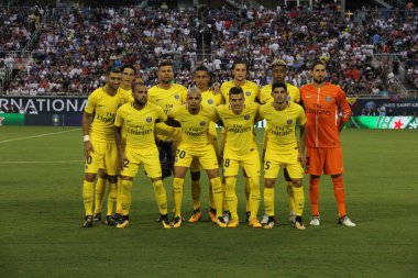 Paris Saint-Germain, Tottenham Hotspur 'a karşı 22 Temmuz 2017' de Orlando Florida 'daki Citrus Bowl' da.   
