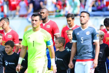 Kosta Rika, Copa America Centenario sırasında Paraguay ile Orlando Florida 'daki Dünya Kampı Stadyumu' nda karşılaştı.. 