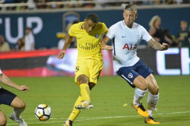 Paris Saint-Germain, Tottenham Hotspur 'a karşı 22 Temmuz 2017' de Orlando Florida 'daki Citrus Bowl' da.   